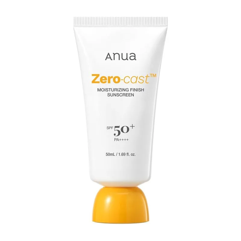 ANUA Zero-Cast Moisturizing Finish Sunscreen - Nemlendirici Güneş Kremi SPF50