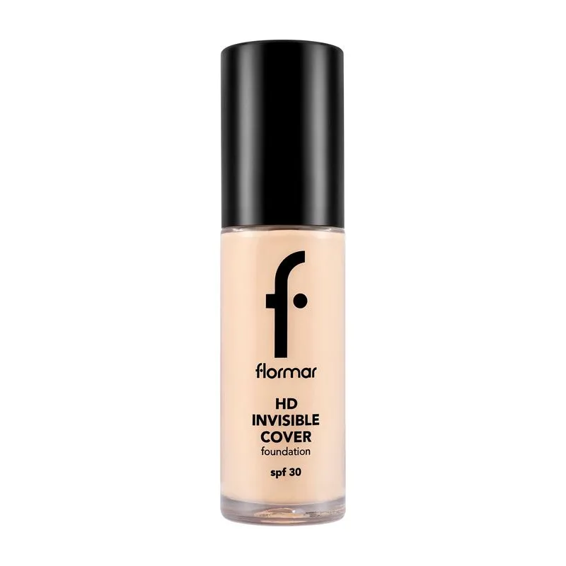 Invisible Cover HD Hafif Yapılı & Yarı Parlak Bitişli SPF30 Fondöten