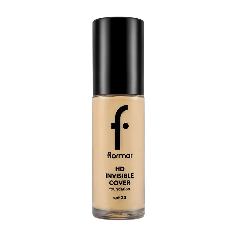Invisible Cover HD Hafif Yapılı & Yarı Parlak Bitişli SPF30 Fondöten
