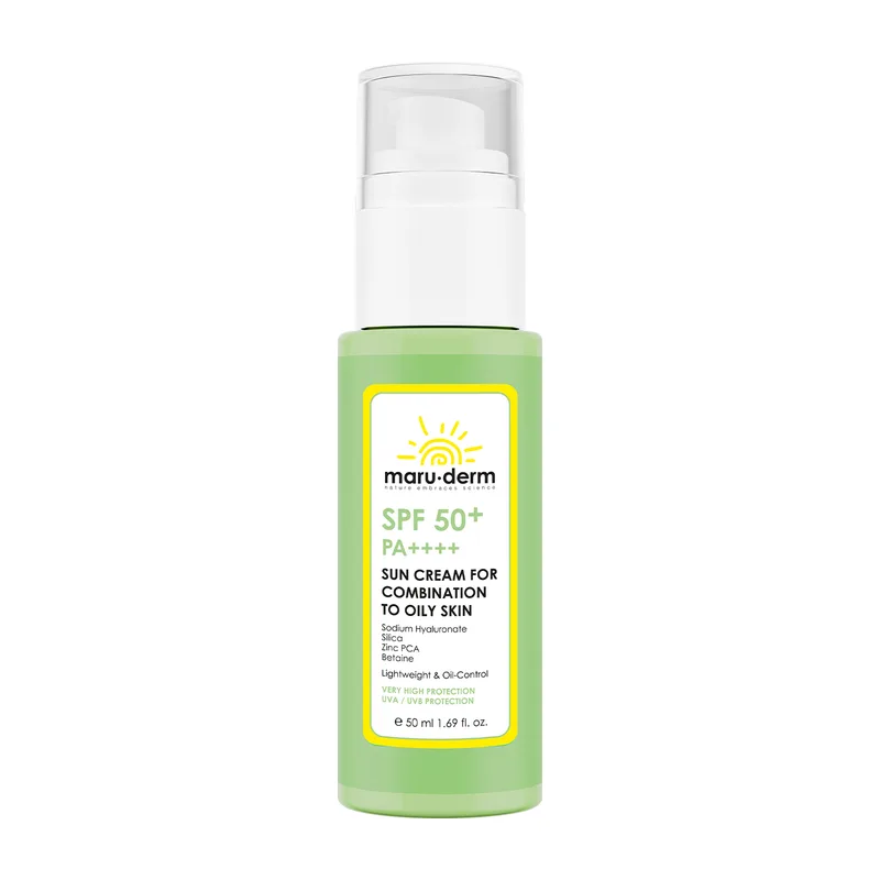Maruderm SPF 50+ Karma ve Yağlı Ciltler İçin Güneş Kremi PA++++ – Yeni Nesil Kore Filtreli Yüksek Koruma Güneş Kremi 50 ML